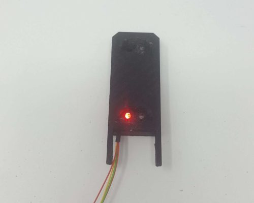 Lichthauptsignalkopf - Spur 1 / Spur G - zeigt Hp0